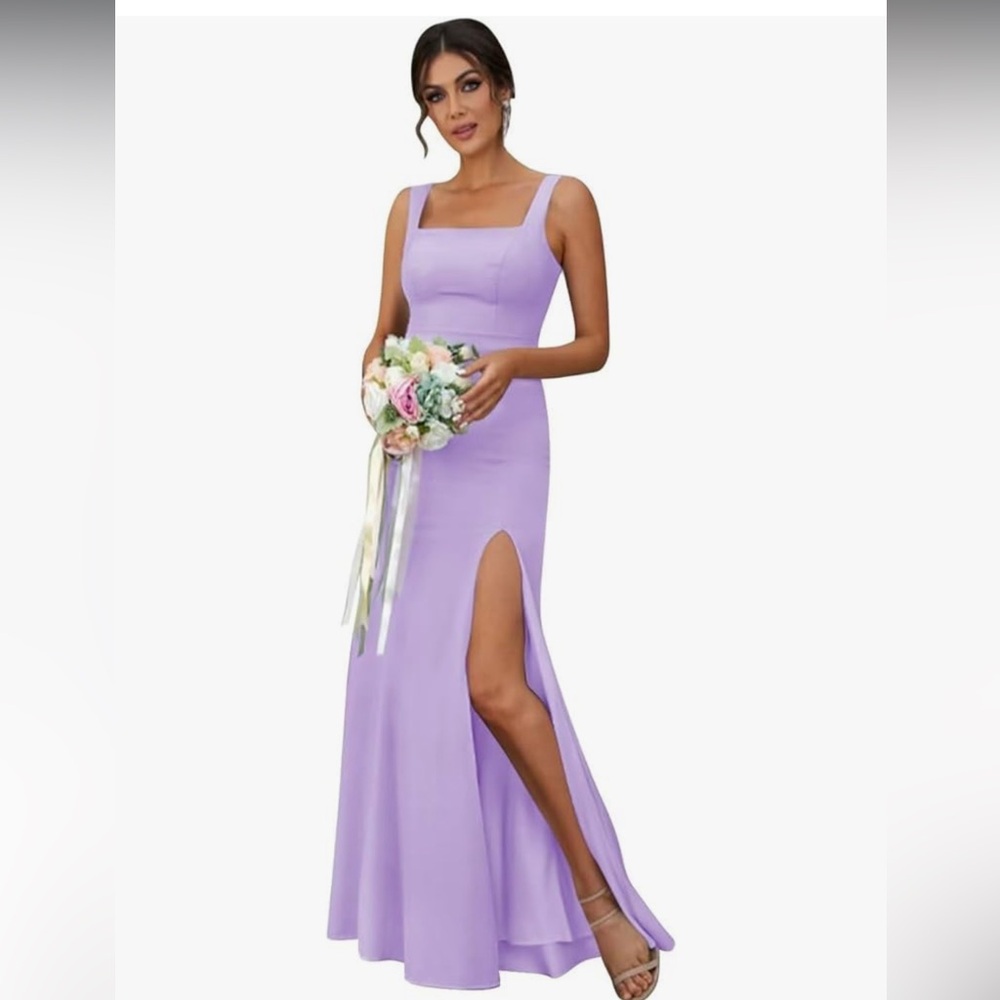 Lilac purple dress